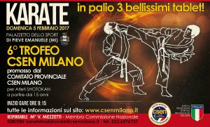 6° Trofeo Csen Milano di Karate Tradizionale